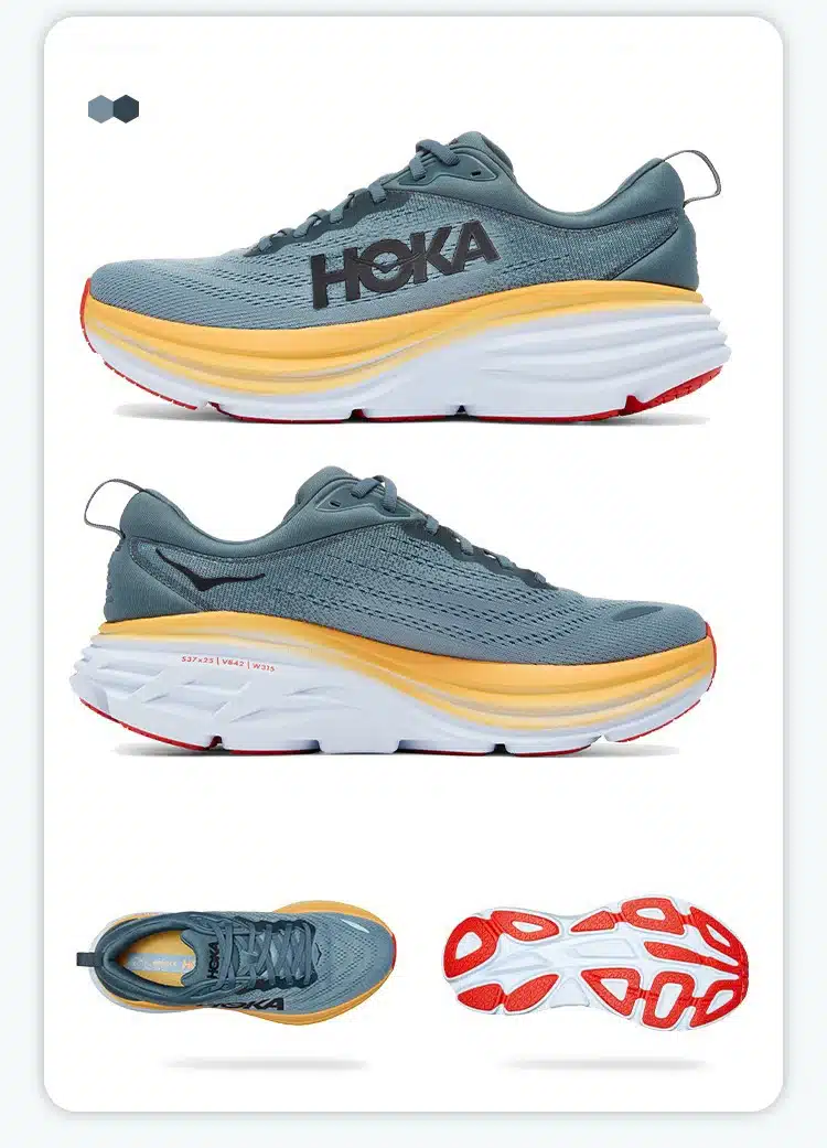 HOKA Bondi 8 Running Shoes - Cartomy