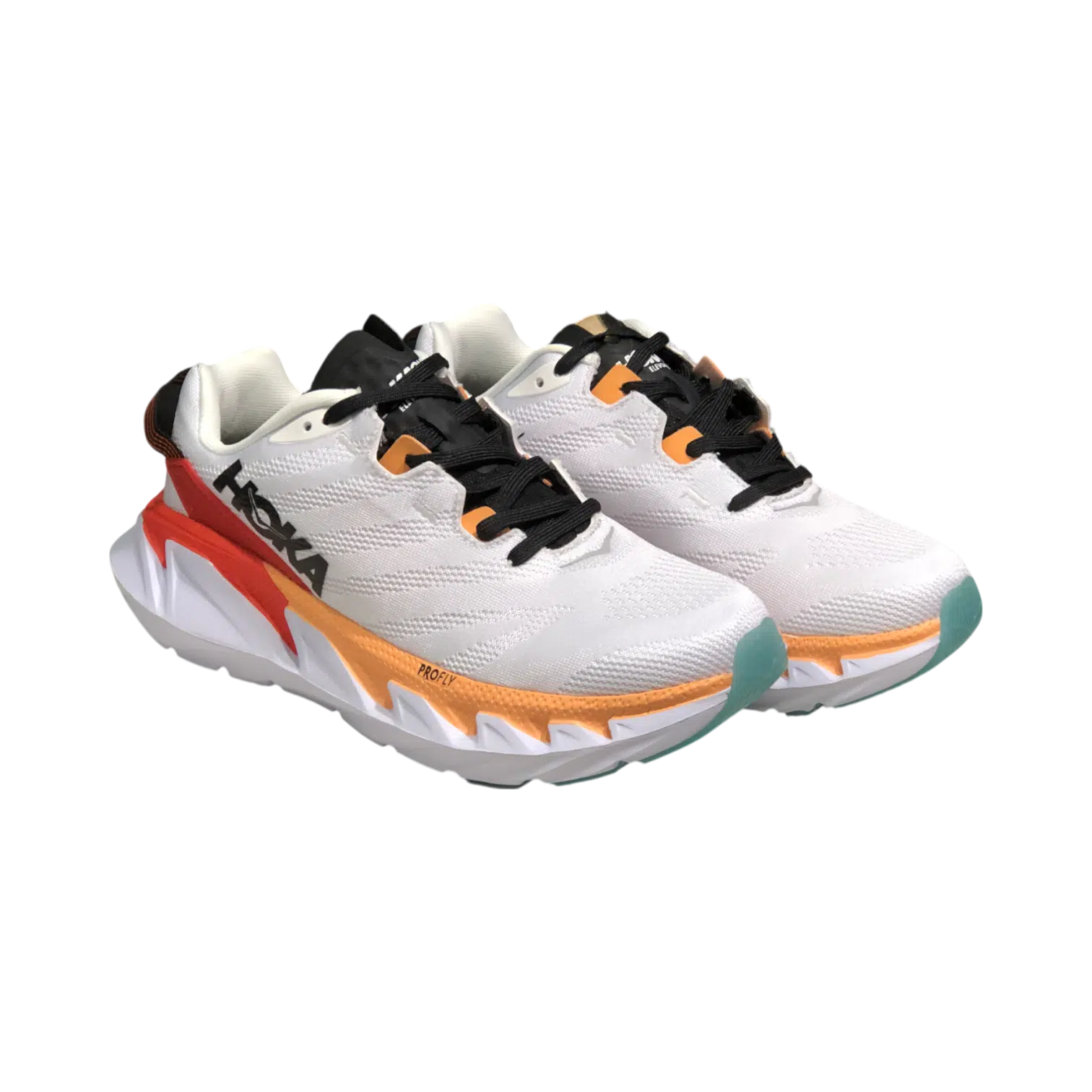 Hoka Mens One One Elevon 2 Comfort Running Shoes White/Tan Size 14 HOKA ONE ONE U Elevon 2 Comfortable Sneakers - Cartomy main image 4
